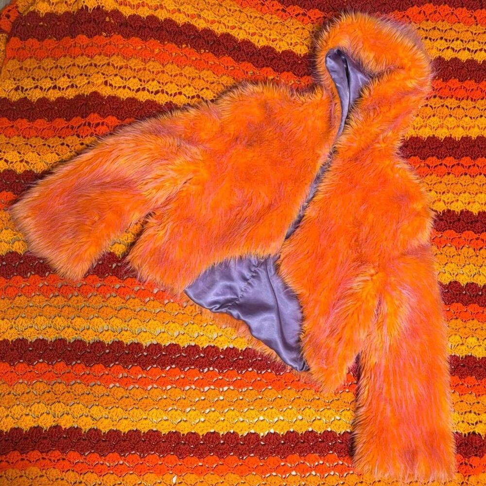 Women's Orange Coat